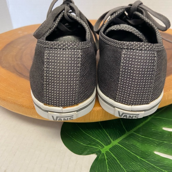 vans Charcoal Grey laced Sneakers - Picture 5 of 9